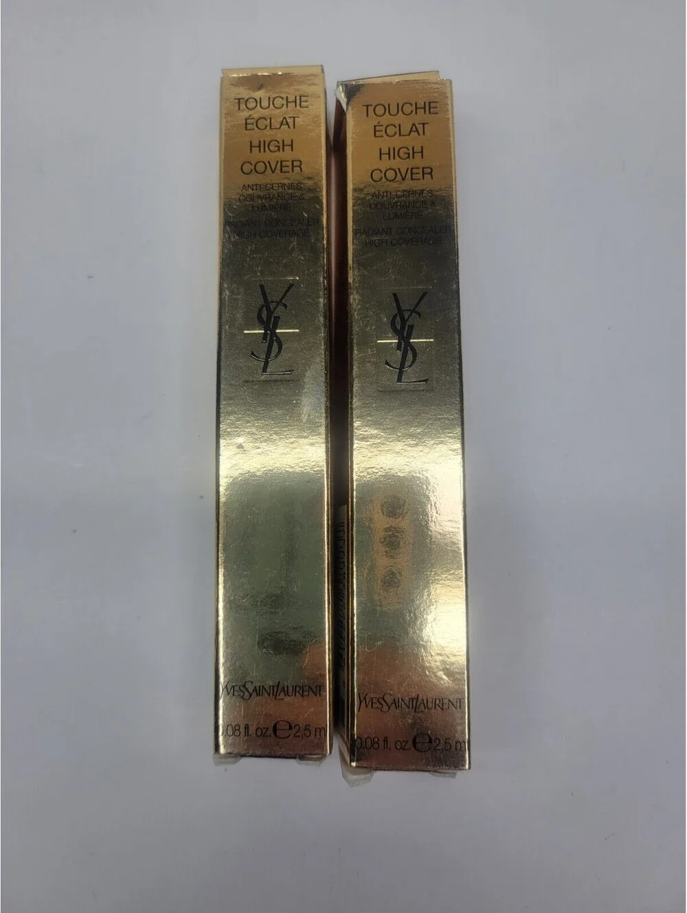 2x Yves Saint Laurent Touche Eclat Luminous Radiance Concealer #8 EBONY   *NEW*